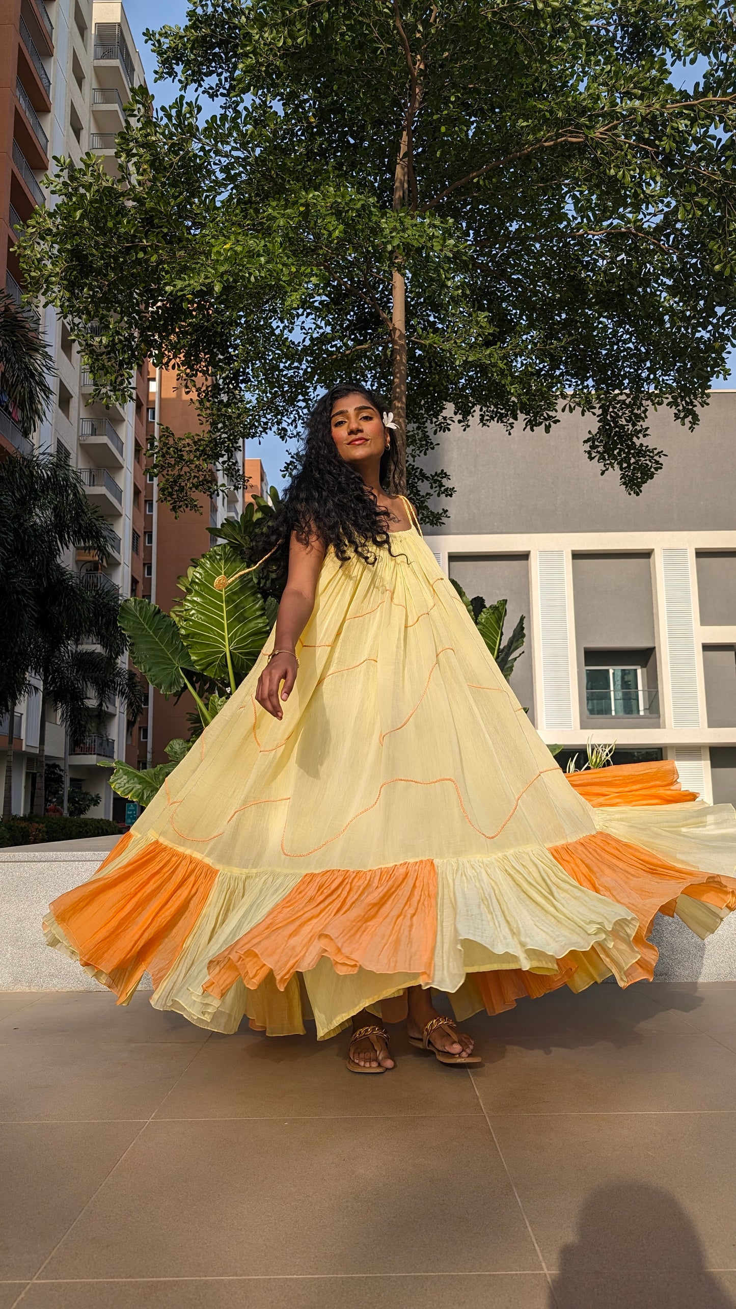 Sunshine Tiered Dress