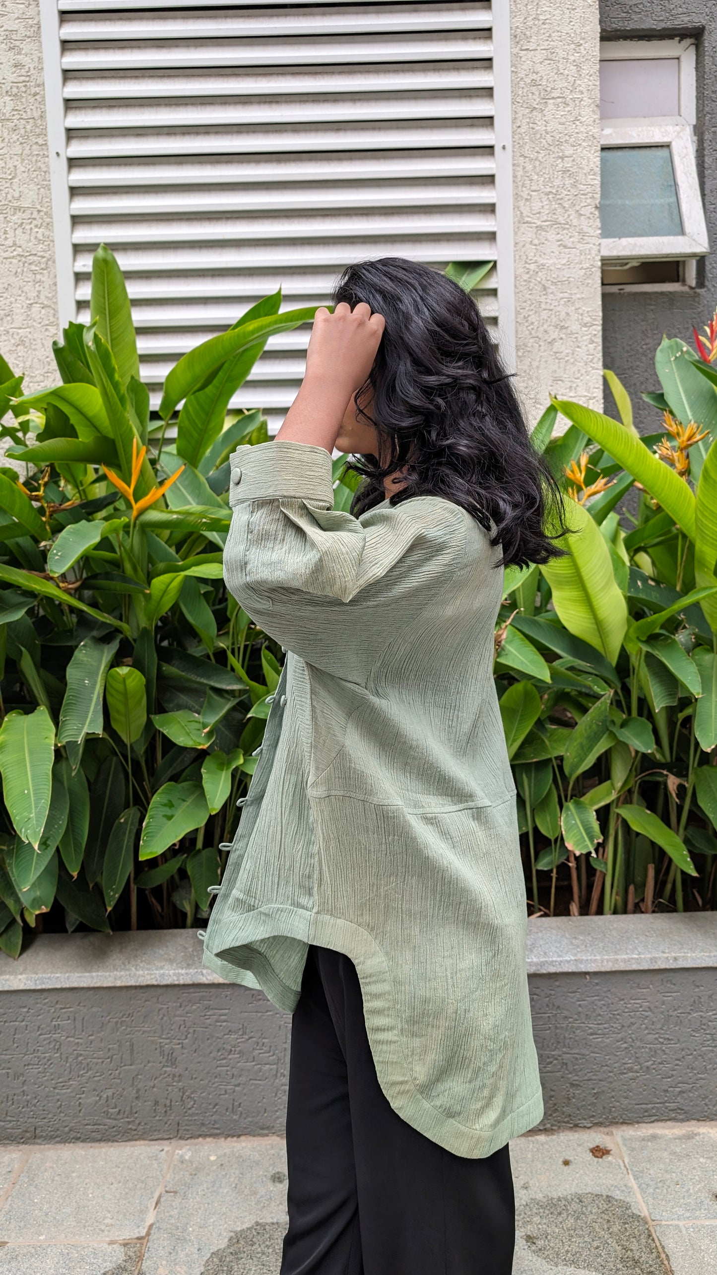 Olive Oversized Shirt