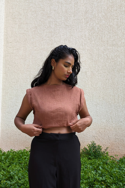 Brownie Crop Top